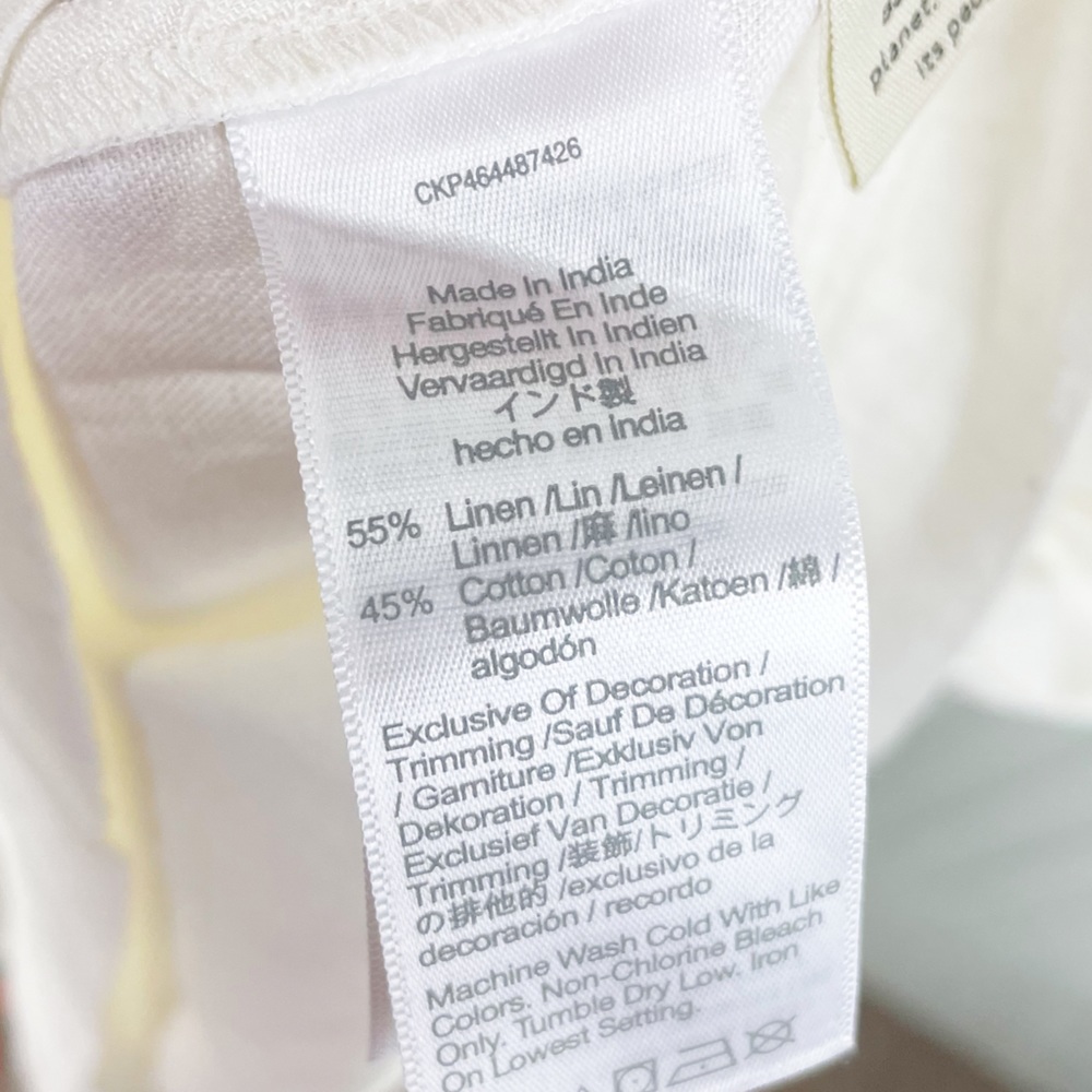 Madewell White Button-Front Mini Dress - Picture 11 of 14